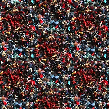 Artwork thumbnail, Ragged Rag Rug Rags (pattern) by Yampimon