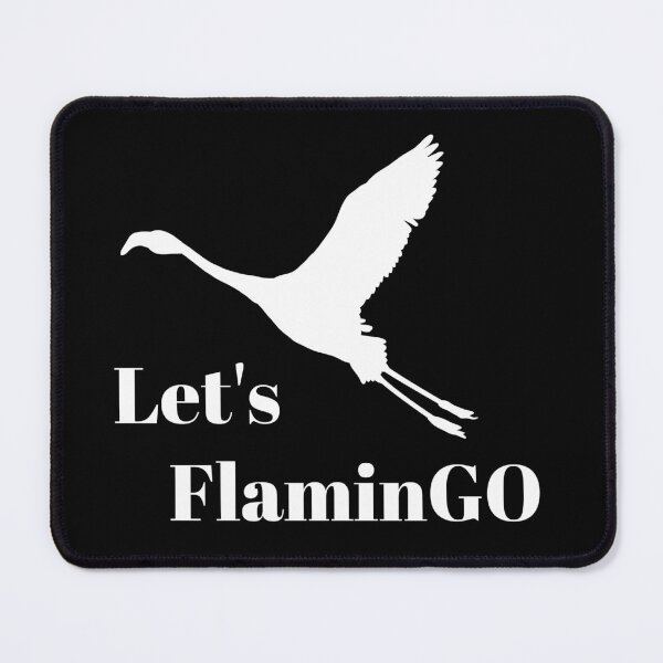 Item preview, Let's FlaminGO flamingo pun designed and sold by ray-designs-.