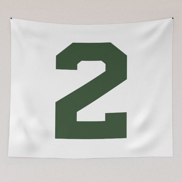 Item preview, Number 2, Dark green two, Sports number 2 designed and sold by TheCultStuff.