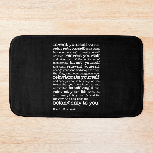 Item preview, Reinvent your Life by Charles Bukowski designed and sold by Thechillfactor.
