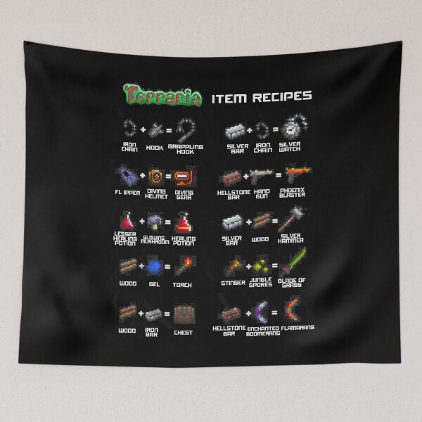 Item preview, Funny Gifts Terraria Game All Weapons Item Recipes Cute Gifts designed and sold by Edenonadorris.