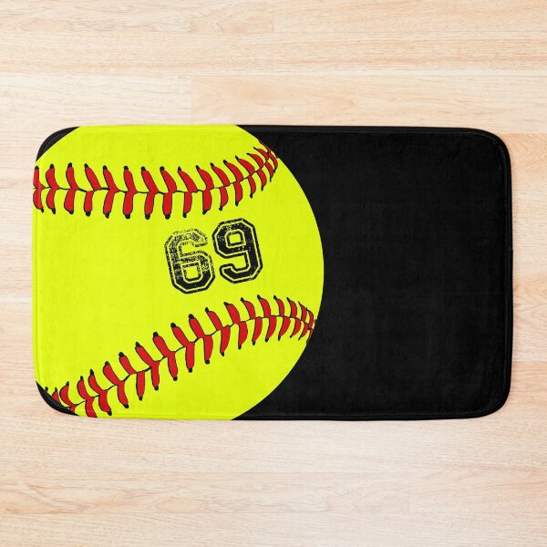 Item preview, Softball ball number 69, sixty nine designed and sold by TheCultStuff.