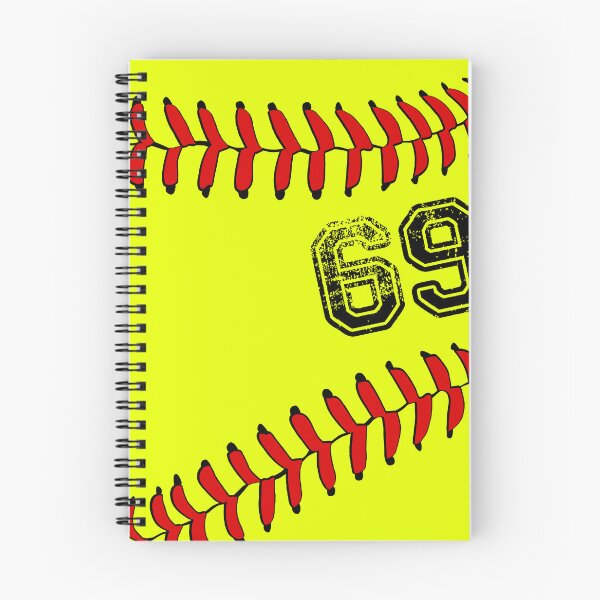 Item preview, Softball ball number 69, sixty nine designed and sold by TheCultStuff.