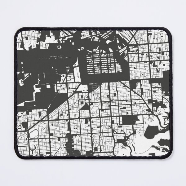 Item preview, Adelaide Map Art Black white Australia designed and sold by EpicMaps.
