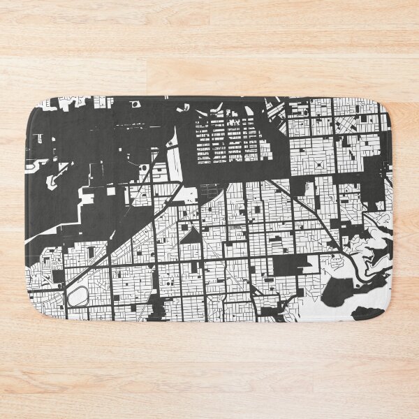 Item preview, Adelaide Map Art Black white Australia designed and sold by EpicMaps.
