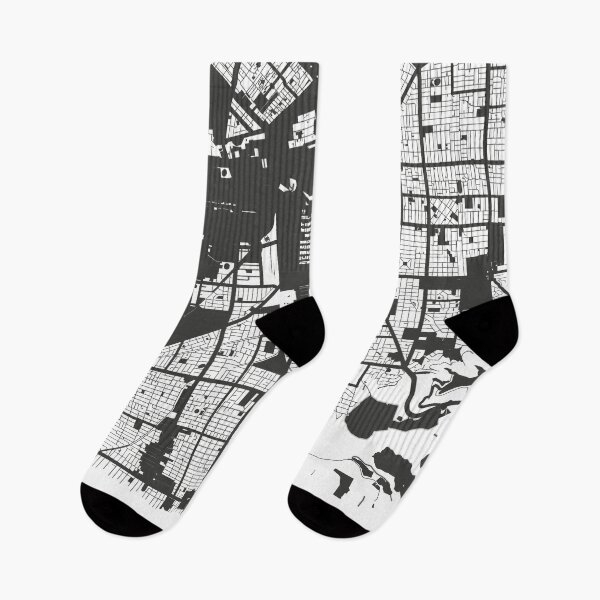Item preview, Adelaide Map Art Black white Australia designed and sold by EpicMaps.