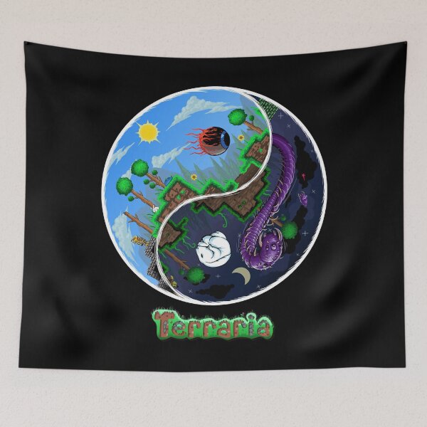 Item preview, Birthday Gift Terraria Game Night And Day Horror Design Retro Wave designed and sold by Edenonadorris.