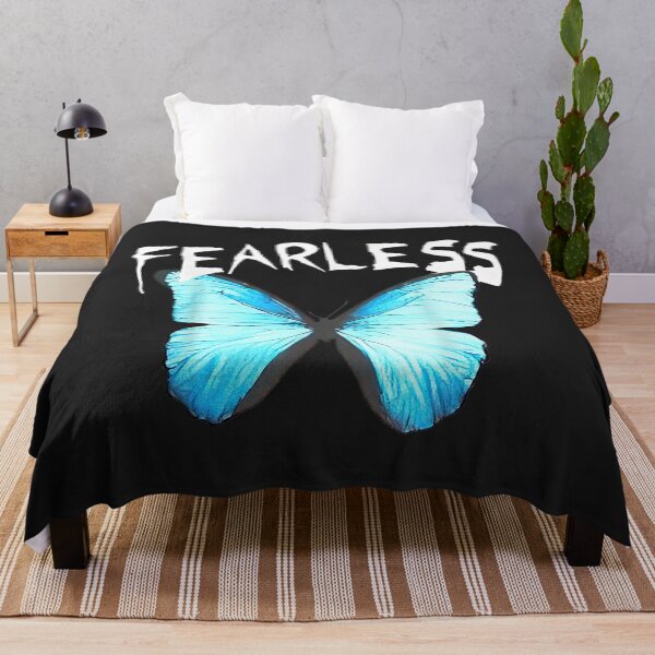 Item preview, Humor Fearless Butterfly Cute Colorful Blue Butterfly designed and sold by Corelli87.
