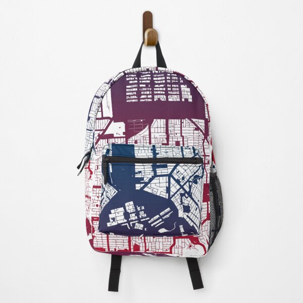 Item preview, Adelaide Map Art Pink Blue Australia designed and sold by EpicMaps.