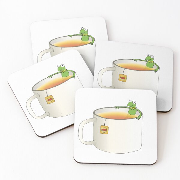 Item preview, Kermit in a mug of tea designed and sold by Cake-Ace-Space.
