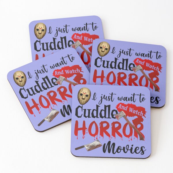 Item preview, I Just Want To Cuddle And Watch Horror Movies designed and sold by Moeez Javed.