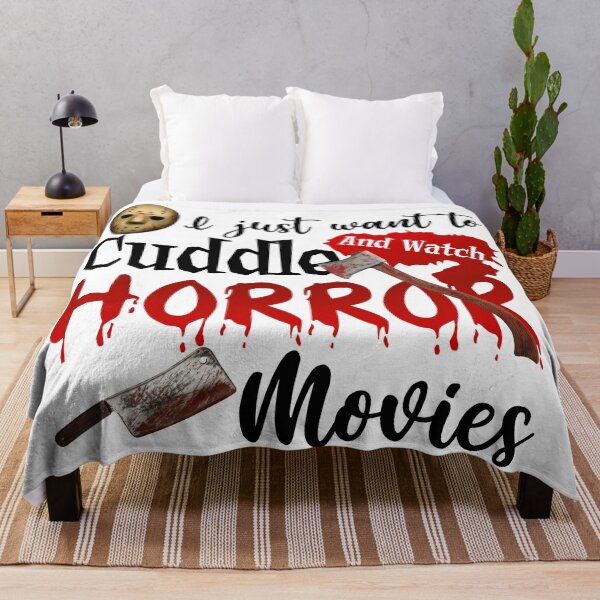 Item preview, I Just Want To Cuddle And Watch Horror Movies designed and sold by Moeez Javed.