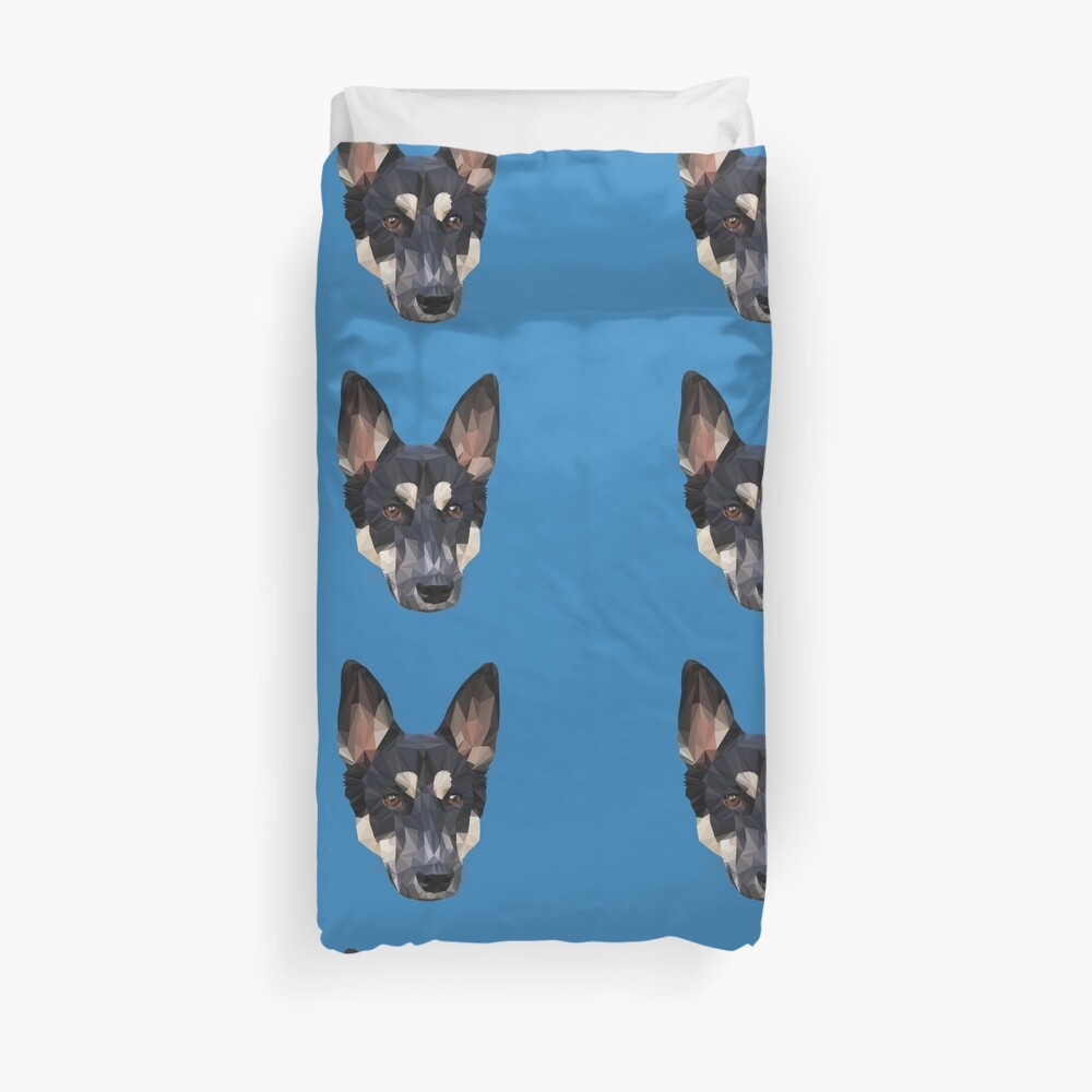 Digital Dog Duvet Cover