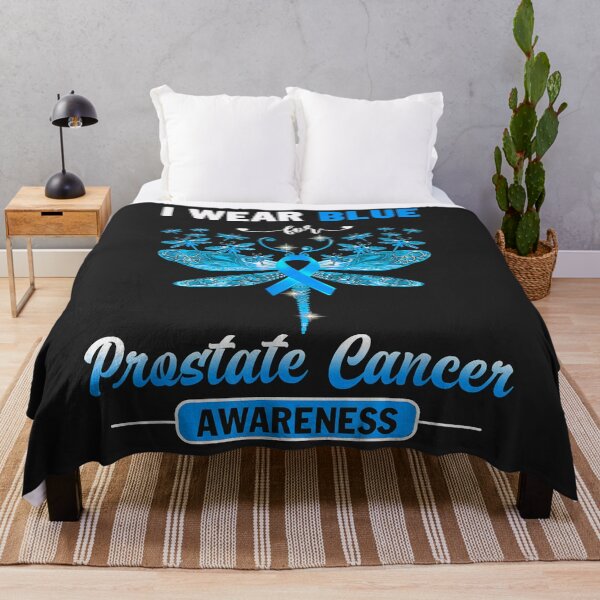 Item preview, I Wear Blue Prostate Cancer Awareness Dragonfly designed and sold by Corelli87.