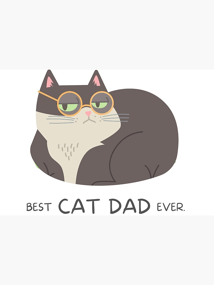 "Hilarious Cat Dad" Poster for Sale by HilariousStuff Redbubble