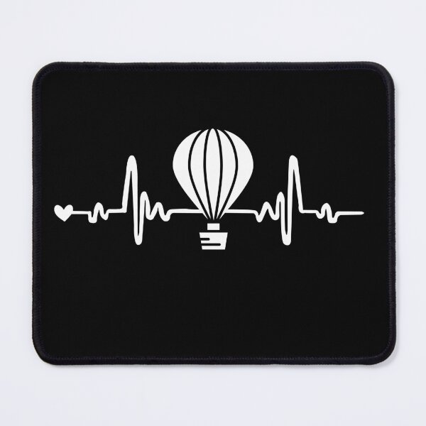 Item preview, Hot Air Ballon Lovers Heartbeat designed and sold by Luna1Shop.