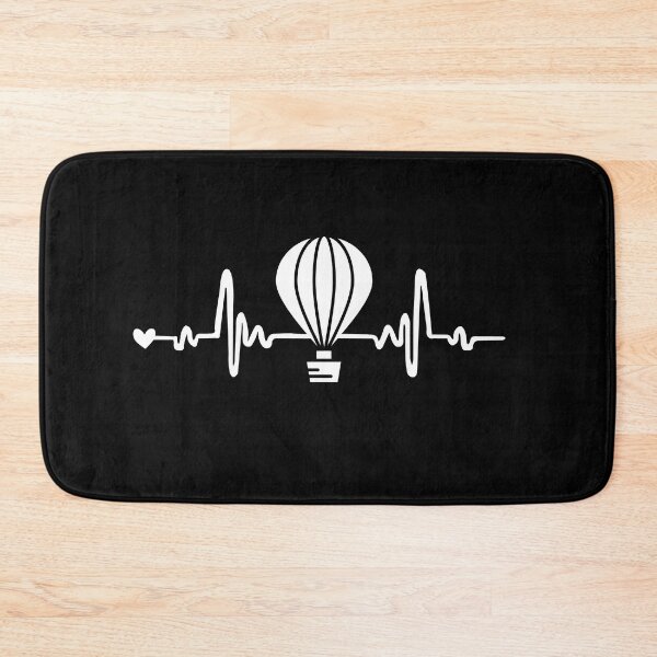 Item preview, Hot Air Ballon Lovers Heartbeat designed and sold by Luna1Shop.