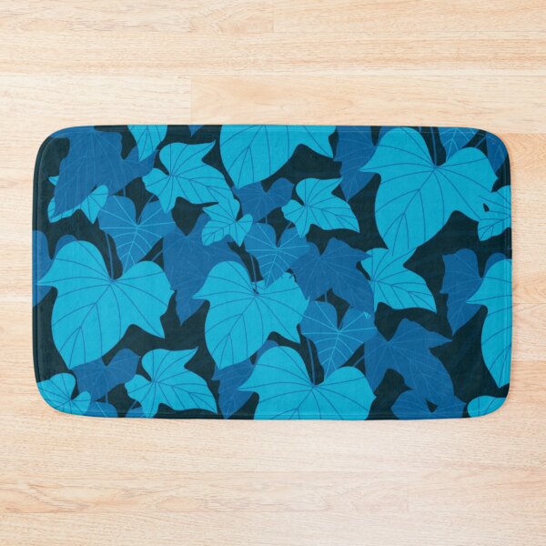 Item preview, Cyan Tropical Philodendron Leaves Pattern designed and sold by GraphicsClub.