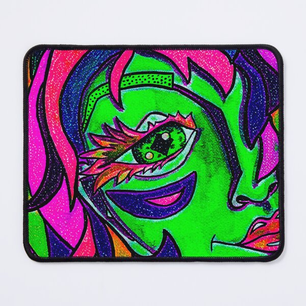 Item preview, Nature Lady portrait, edited watercolour drawing designed and sold by MariDaniArt.