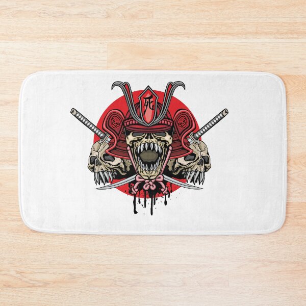 Item preview, samurai skull designed and sold by amid999.