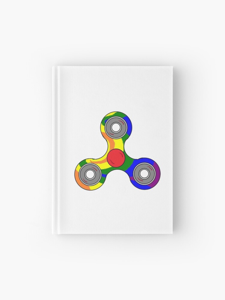 Rainbow Ninja Fidget Spinner Spiral Notebook for Sale by