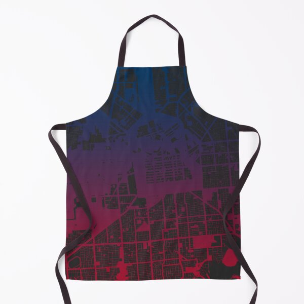 Item preview, Adelaide Map Art Pink Blue Australia designed and sold by EpicMaps.