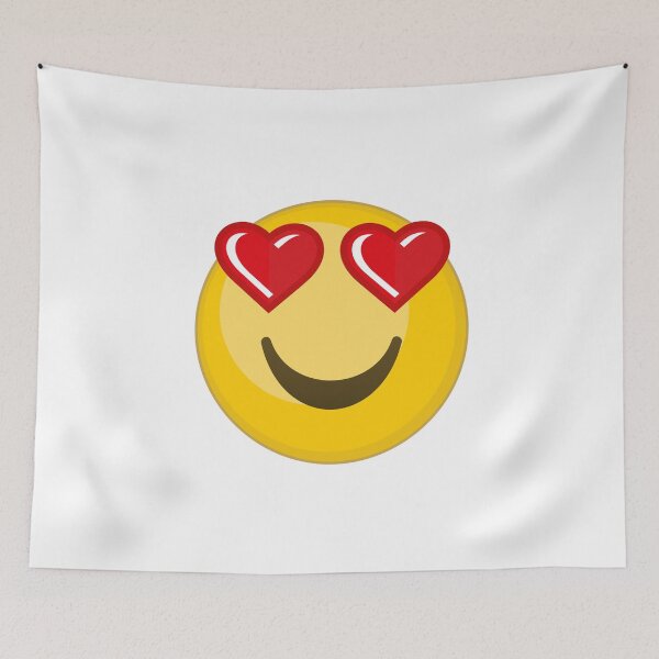 Artikelvorschau, emoji love, Red heart , emoji  heart, heart design printed products, heart printed gifts, entworfen und verkauft von RAMESH P.