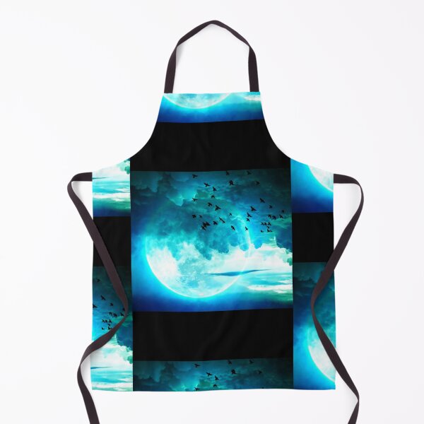 Item preview, Cool moon birds clouds sky Art designed and sold by BEAUTY ⭐⭐⭐⭐⭐.