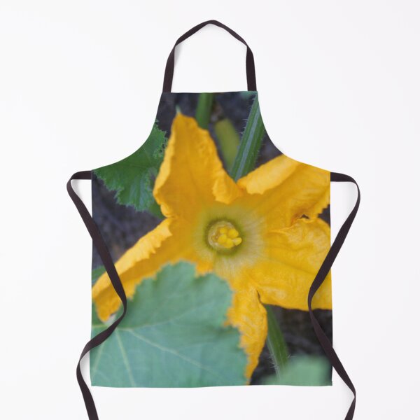 Item preview, Orange-Yellow Courgette Flower Shrub Photograph designed and sold by taiche.