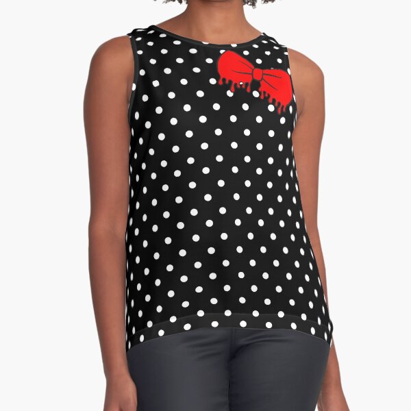 Minnie Drippy Bow Sleeveless Top
