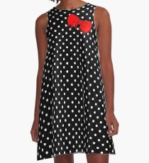 Minnie Drippy Bow A-Linien Kleid