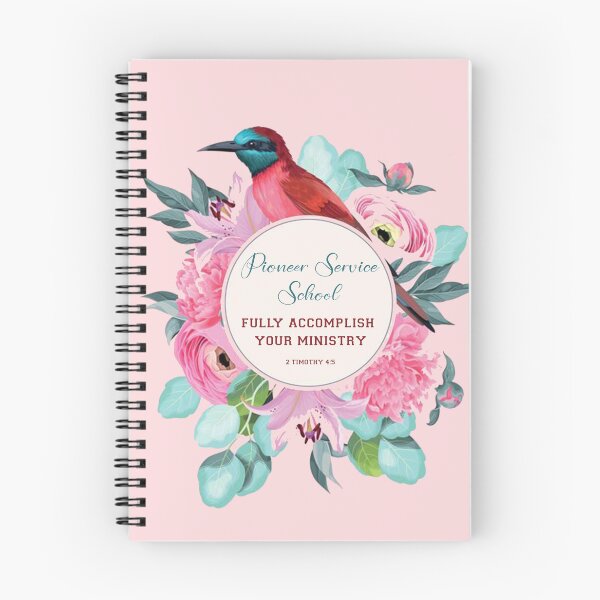 Item preview, Pioneer Service School 2023 Spiral Notebook designed and sold by crafts-gift.