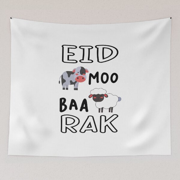 Item preview, Eid Moo Baa Rak Eid Al-Adha, Eid Mubarak 2022 Funny sheep designed and sold by STORHAMIDO.