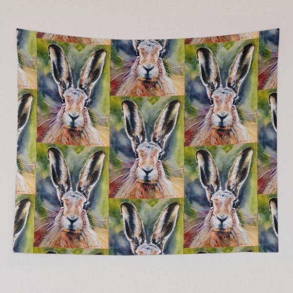 Item preview, Watercolour Hare designed and sold by LornaBowdenART.