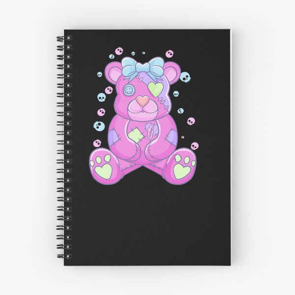 Item preview, PASTEL GOTH TEDDY BEAR STUFFED ANIMAL GOTH designed and sold by sobriowslen.