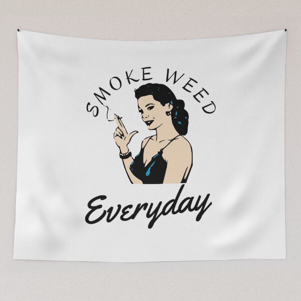 Item preview, Smoke Weed everyday 420 Mary Jane medical marijuana MMJ weed plant smoking pot head medicinal cannabis bud designed and sold by BestDesignbySof.