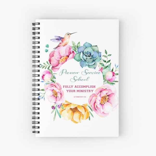 Item preview, Pioneer Service School 2023 Spiral Notebook designed and sold by crafts-gift.