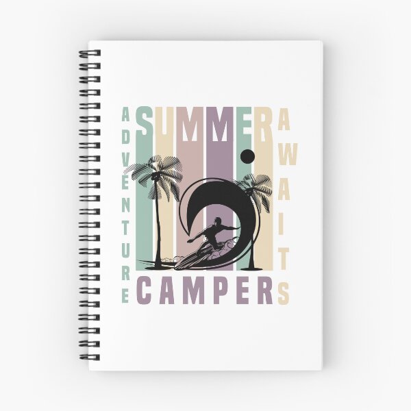 Item preview, Summer Adventure Awaits Camper Surfing Lovers designed and sold by medbdj.