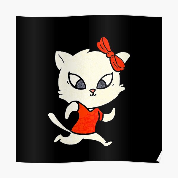 "Cartoon Cat" Poster for Sale by gihan11 Redbubble
