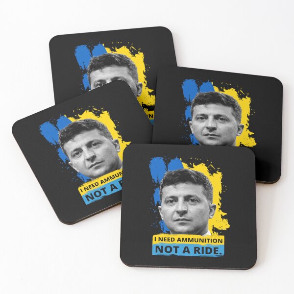Item preview, Volodymyr Zelensky - I Need Ammunition, Not A Ride stand with Ukraine war   designed and sold by AitchDesigns.