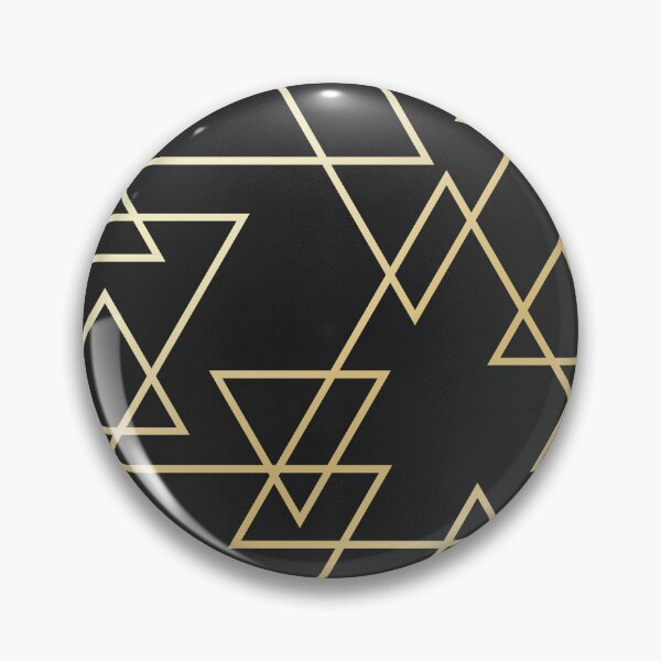 Item preview, Black & Gold Geo Pattern designed and sold by Blue-Banana.