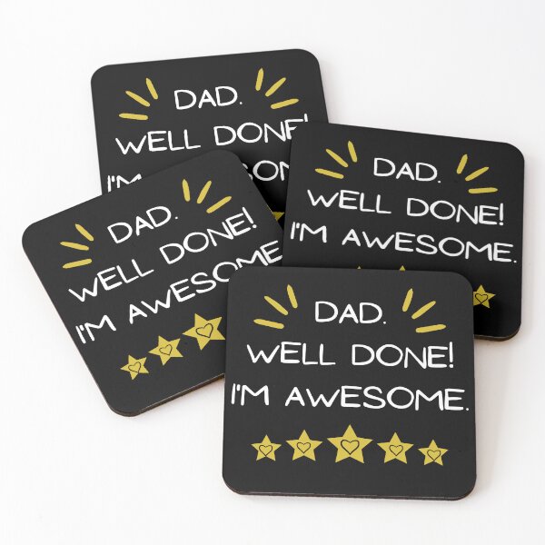 Item preview, DAD.WELL DONE! I'M AWESOME. FATHERS DAY designed and sold by DanaMire.