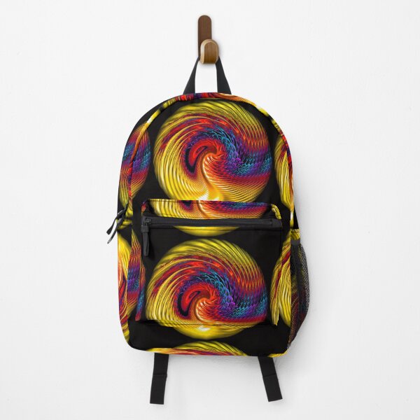 Item preview, Fractal Swirl 52822 - Vibrant spinning colors of yellow, red and blue designed and sold by Warren Paul Harris.
