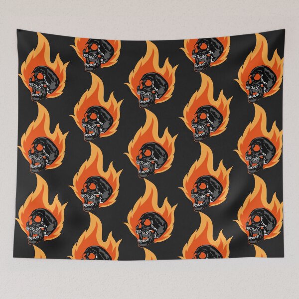Item preview, Fire Skull designed and sold by ZethTheReaper19.