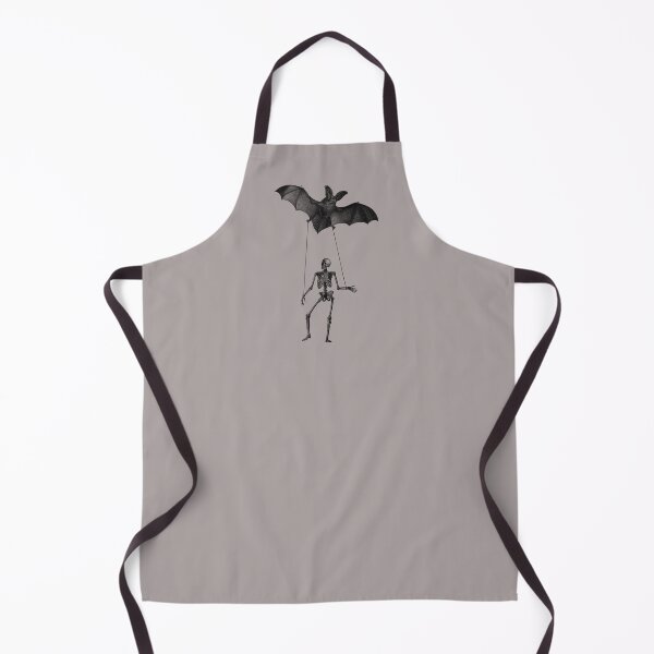 Item preview, Skeleton with halloween bat (black and gray) designed and sold by Madame Memento.