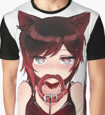 Sexy Cat Girl Pet Graphic T-Shirt