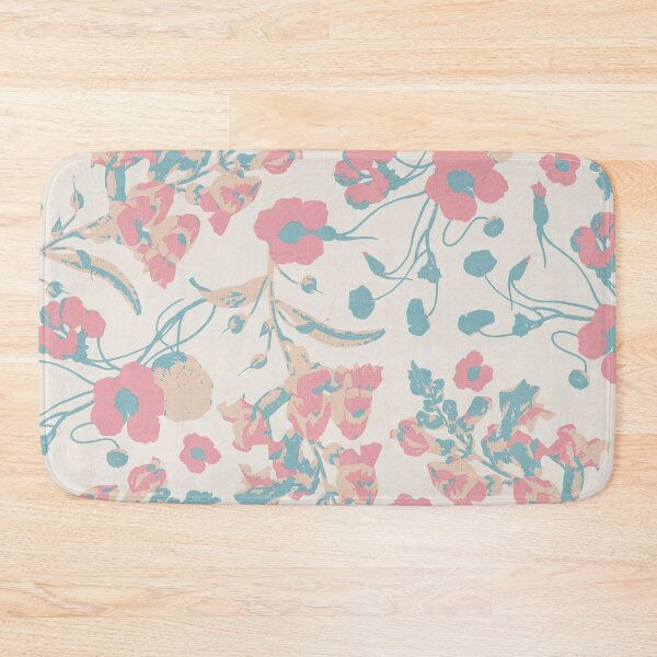 Item preview, Vintage Floral (Pink, teal and cream) designed and sold by Blue-Banana.