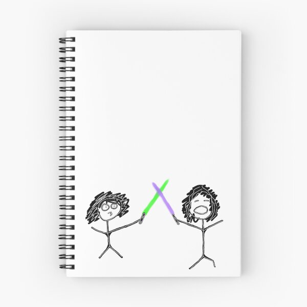 Item preview, Stick figures with lightsabers fighting designed and sold by sikmnxj.