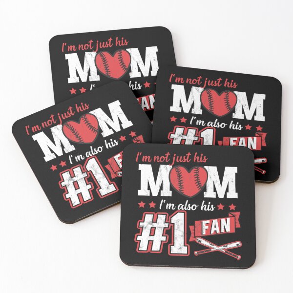 Item preview, I'm Not Just His Mom I'm Also His No 1 Baseball Mom Essential T-Shirt designed and sold by heajosephgi3.