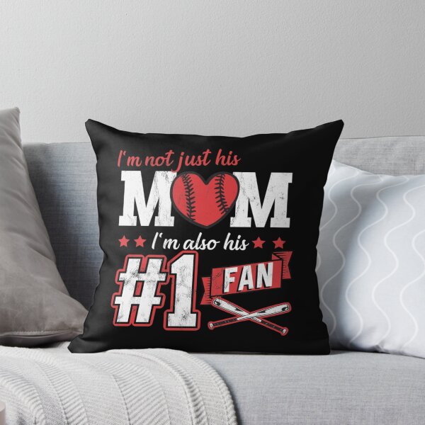 Item preview, I'm Not Just His Mom I'm Also His No 1 Baseball Mom Essential T-Shirt designed and sold by heajosephgi3.